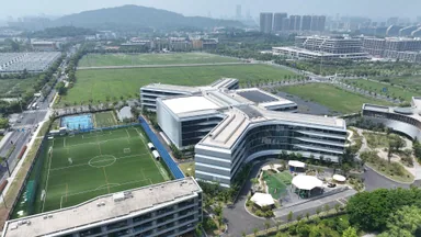 Aerial view of Hangzhou International School campus