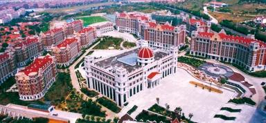 Aerial view of Malvern College Qingdao campus