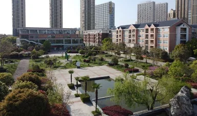 Maple Leaf International School Wuhan campus courtyard