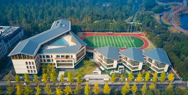Aerial view of SPGS International School Chengdu