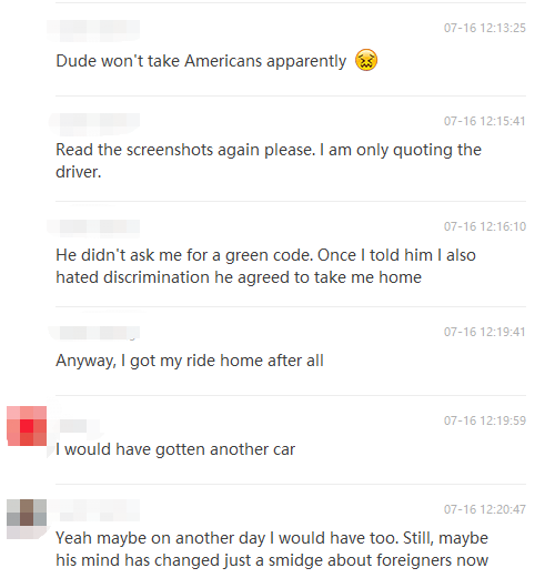 DiDi Driver 'Doesn't 'Like Americans'...