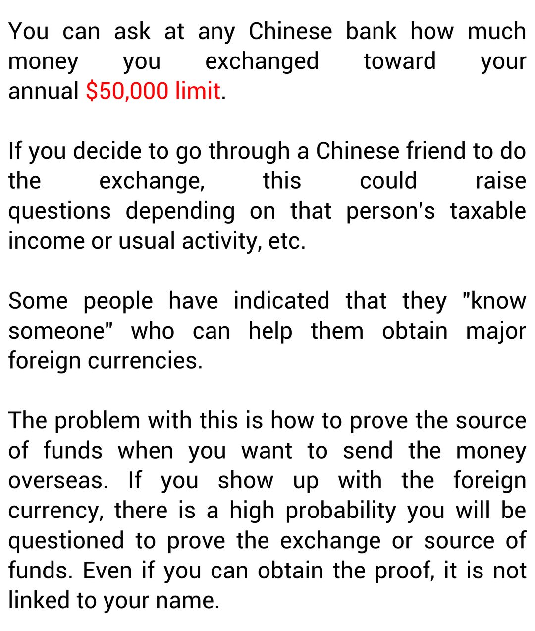 Methods To Exchange RMB To A Foreign Currency