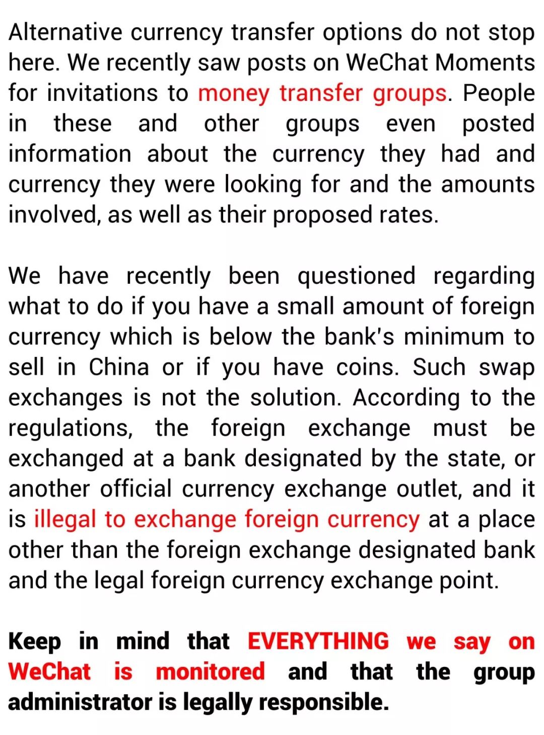 Methods To Exchange RMB To A Foreign Currency