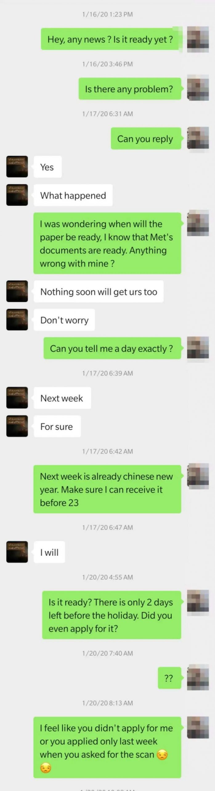 Avoid This VISA SCAMMER!!