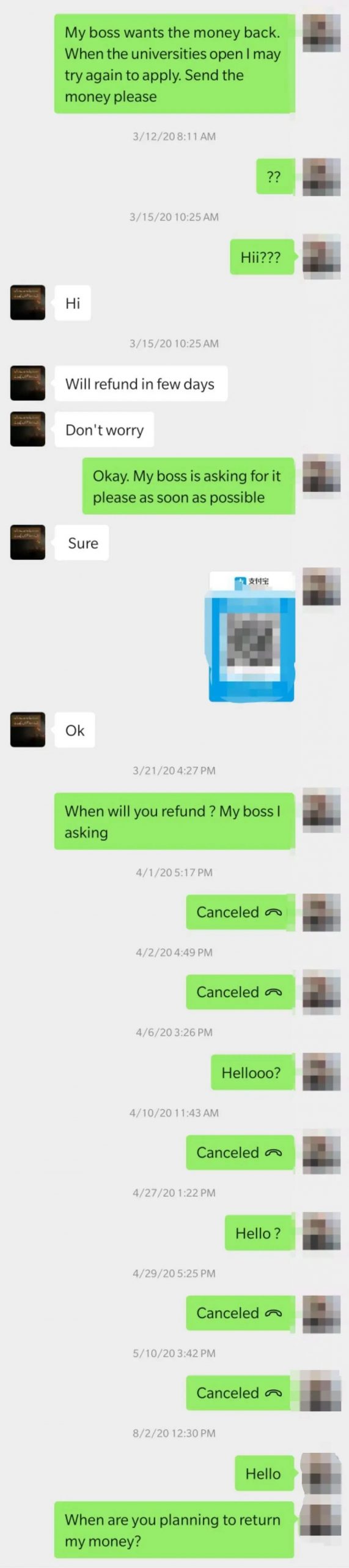 Avoid This VISA SCAMMER!!