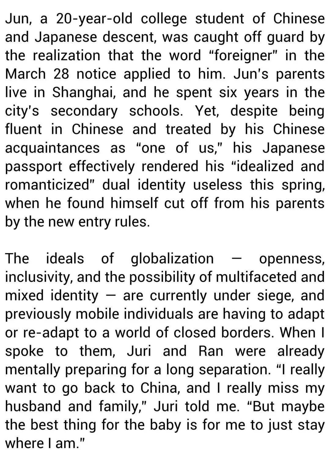 How China's Entry Bans Split Transnational Families