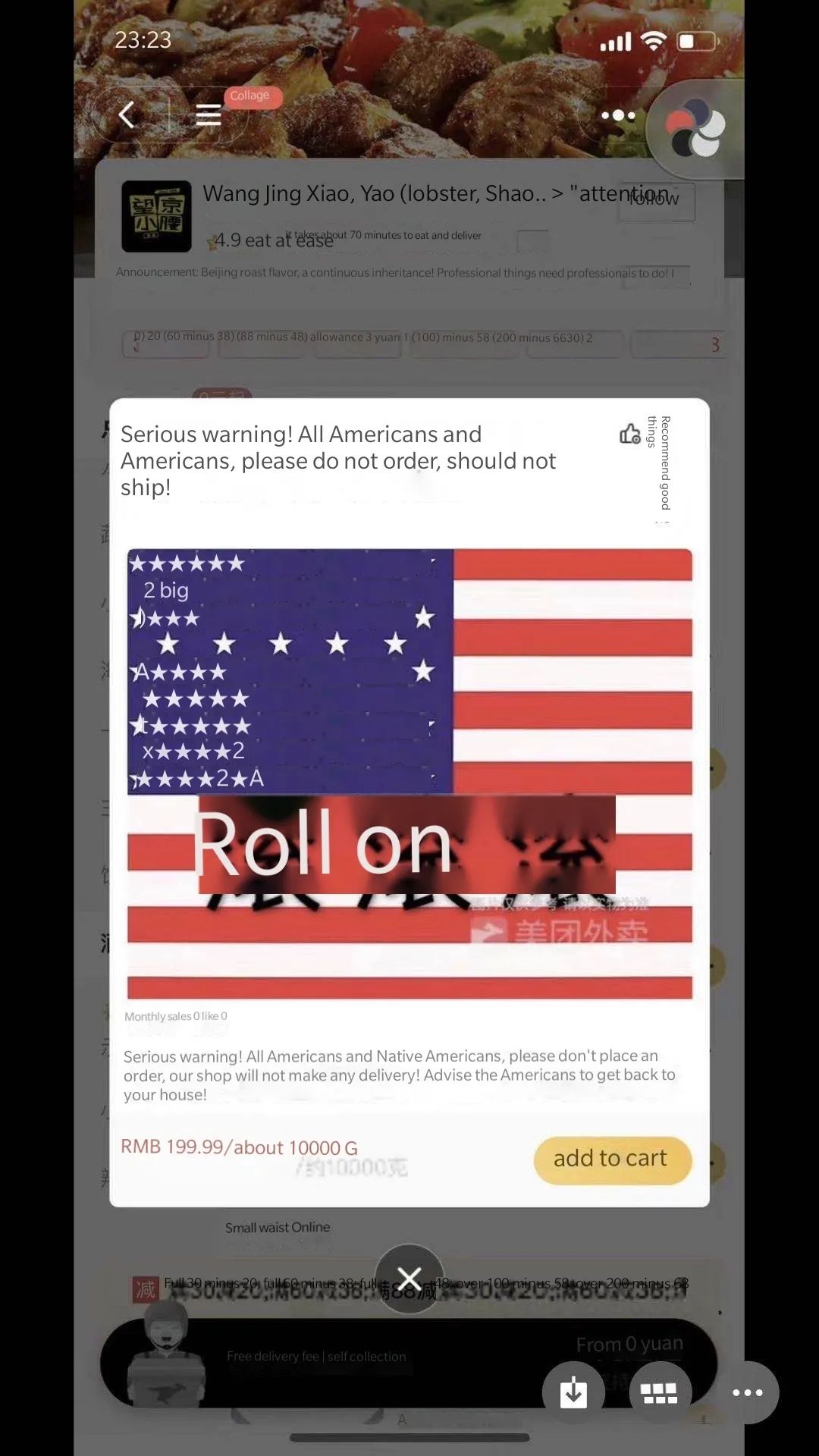 RACIST Restaurant In Beijing Won't Deliver Food To Americans