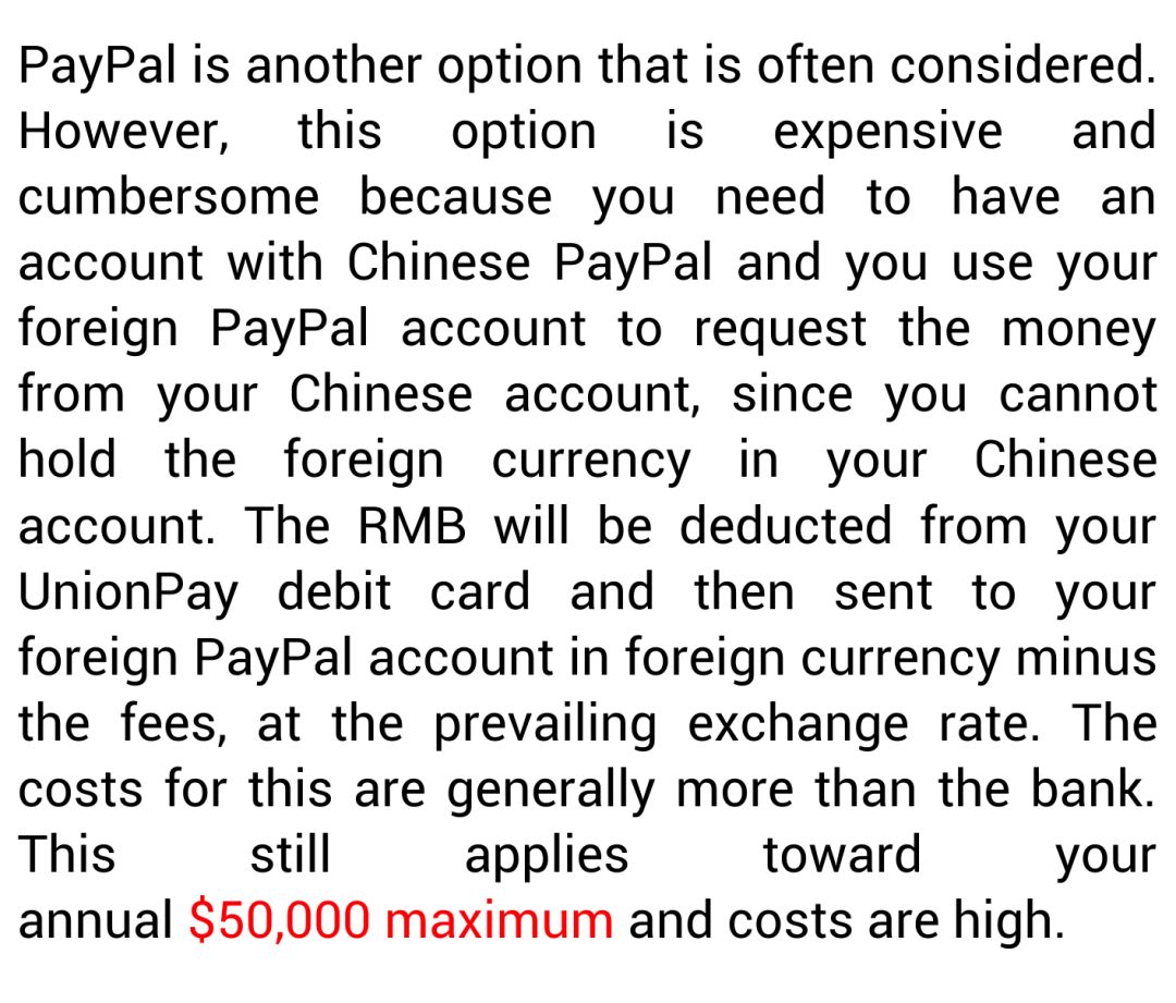 Methods To Exchange RMB To A Foreign Currency
